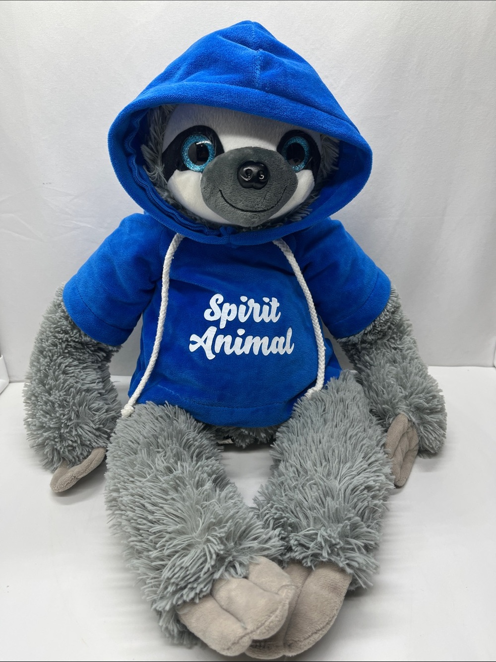 Blue Hoodie Sloth Plush - Spirit Animal